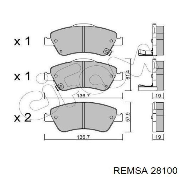 Колодки Fiat/Alfa/Lancia 71738153 цена, от 15.30 USD