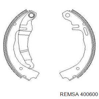 Задние барабанные колодки 650100SX Stellox