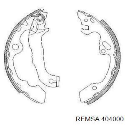 Задние барабанные колодки 404000 Remsa