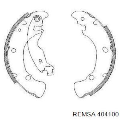 Задние барабанные колодки 404100 Remsa