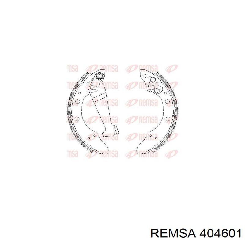 Купить 404601 Remsa Задние барабанные тормозные колодки