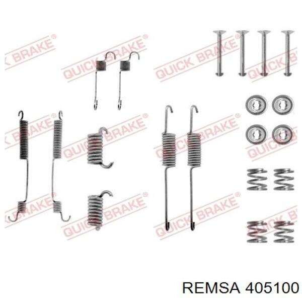 Купить 405100 Remsa Задние барабанные тормозные колодки