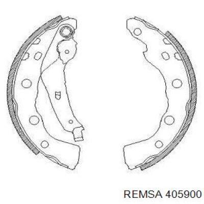 Задние барабанные колодки 405900 Remsa