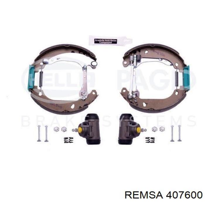 Задние барабанные колодки 407600 Remsa