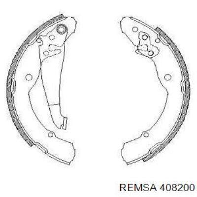 Барабанные колодки Remsa 408200
