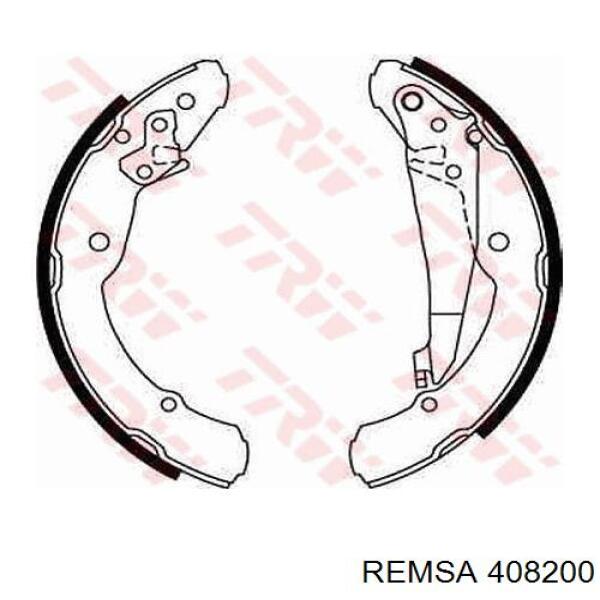 Zapatas de frenos de tambor traseras 408200 Remsa