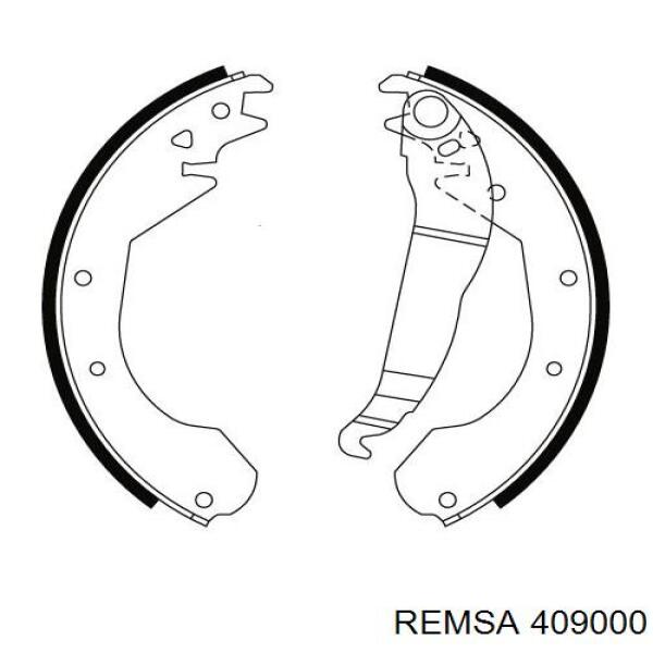 Тормоза рабочие задние ножные и тормозные барабаны Remsa 409000 цена, от 31.85 USD