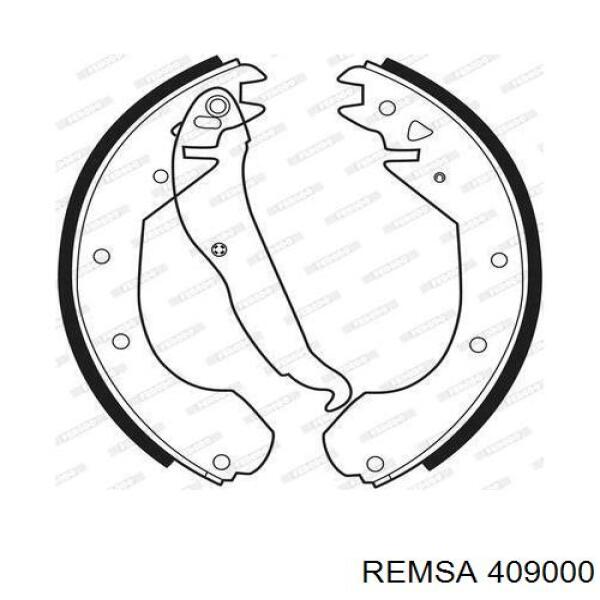 Купить 409000 Remsa Задние барабанные тормозные колодки