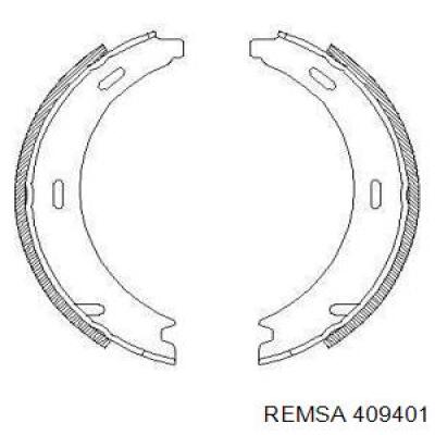 Колодки ручника 409401 Remsa