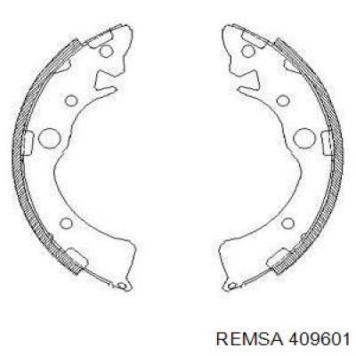 Задние барабанные колодки 409601 Remsa