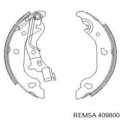 Задние барабанные колодки 409800 Remsa