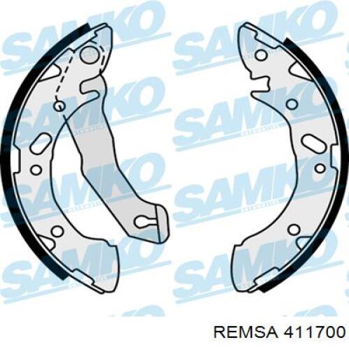 Задние барабанные колодки 411700 Remsa