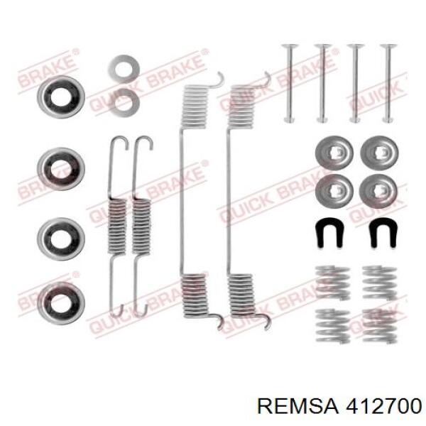 Колодки гальмові задні, барабанні 412700 Remsa