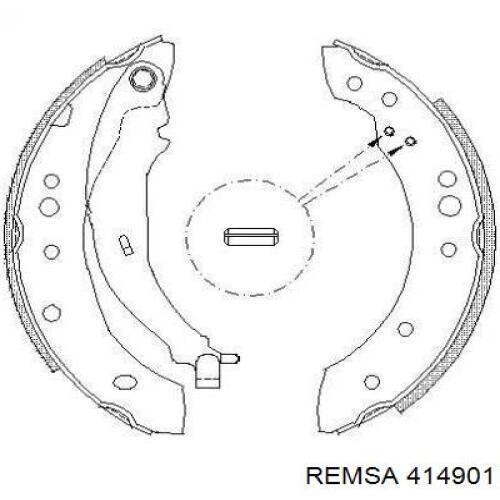 414901 Remsa Тормоза в сборе