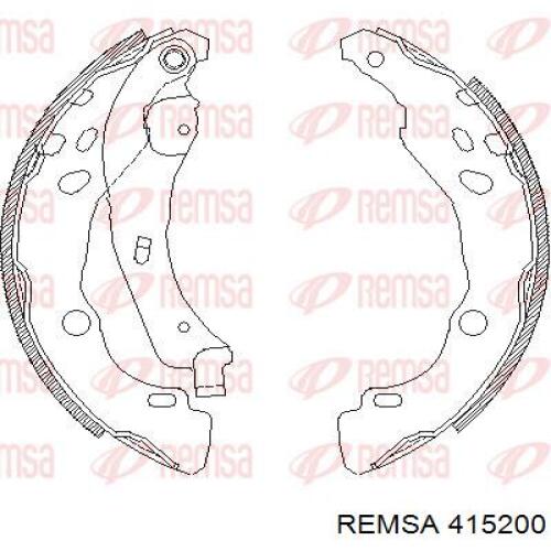 Тормоза рабочие задние ножные и тормозные барабаны Remsa 415200 цена, от 22.62 USD