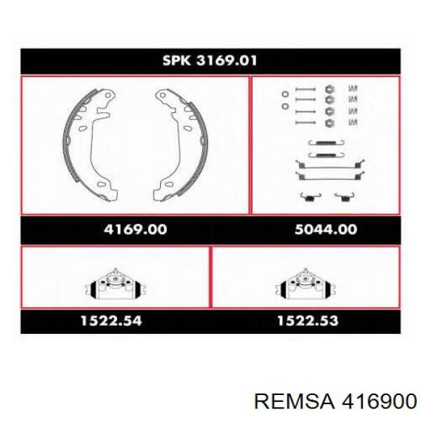 Барабанные колодки Remsa 416900