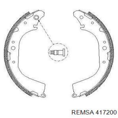 Задние барабанные колодки 417200 Remsa