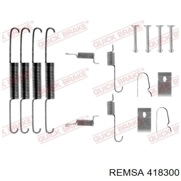 Задние барабанные колодки 418300 Remsa