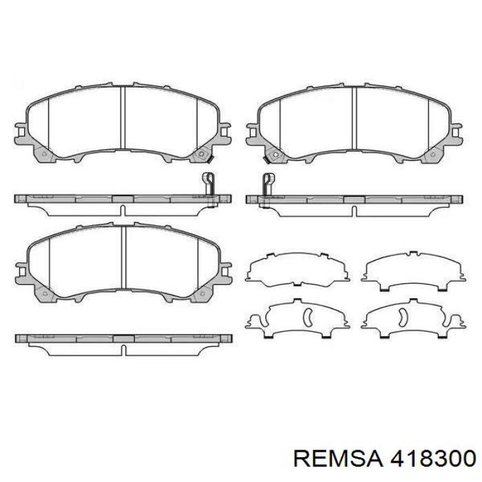Купить 418300 Remsa Задние барабанные тормозные колодки