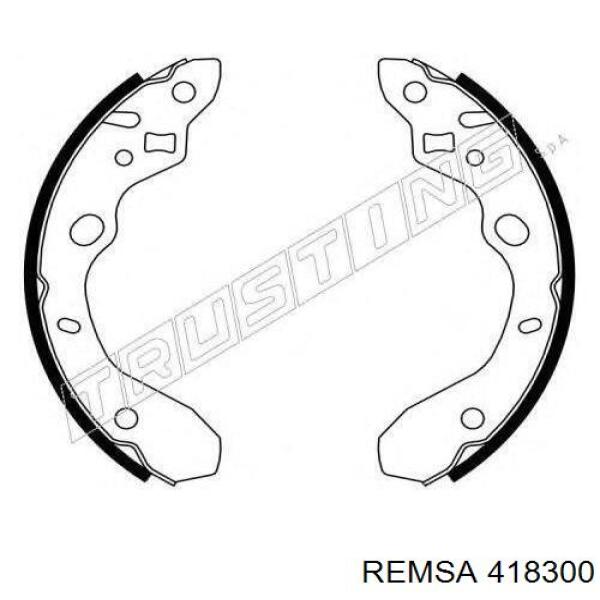 418300 Remsa Барабанные тормозные колодки