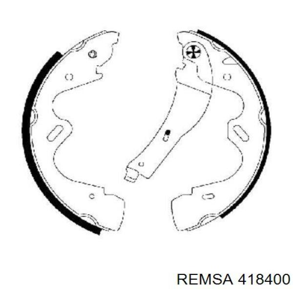 Задние барабанные колодки 418400 Remsa