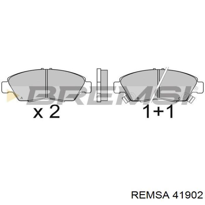 41902 Remsa Колодки передние