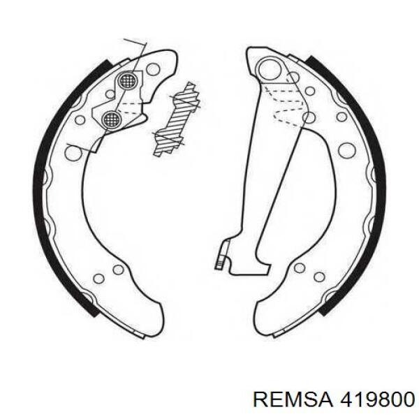 419800 Remsa Барабанные тормозные колодки