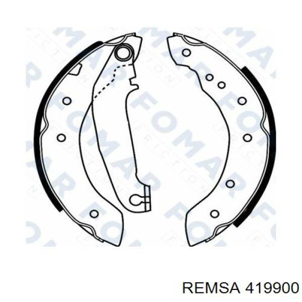 Задние барабанные колодки 419900 Remsa