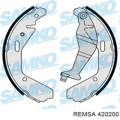 Задние барабанные колодки 420200 Remsa