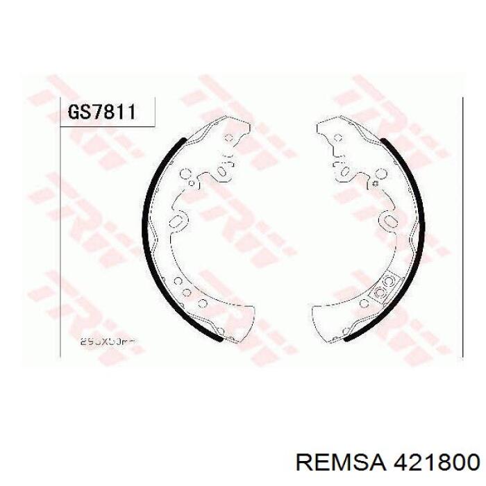 Барабанные колодки Remsa 421800