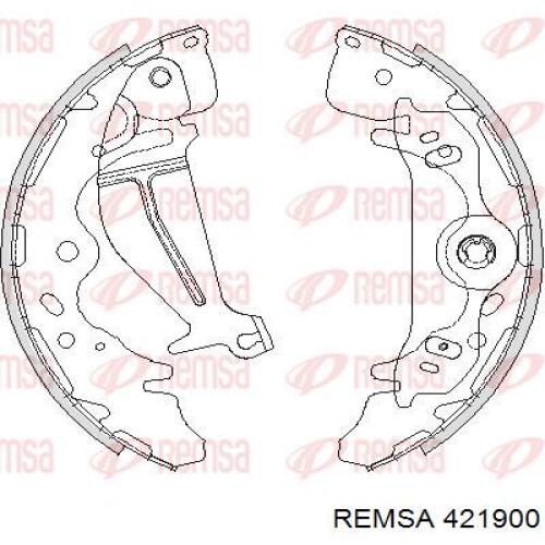 Купить 421900 Remsa Задние барабанные тормозные колодки