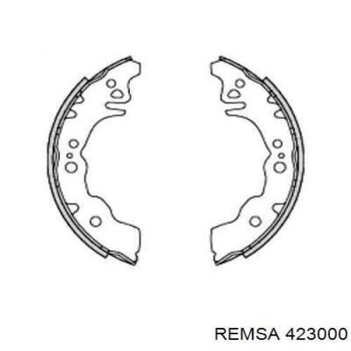 Задние барабанные колодки 423000 Remsa