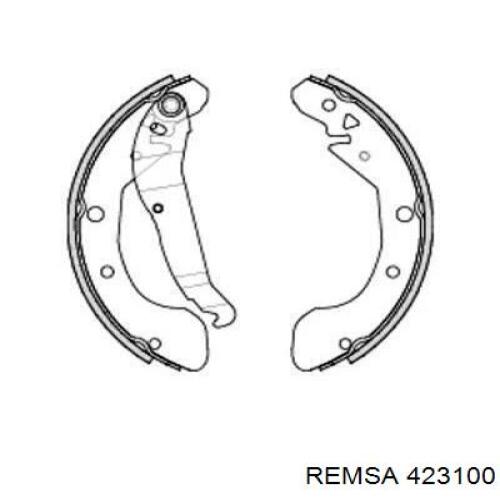 Задние барабанные колодки 423100 Remsa