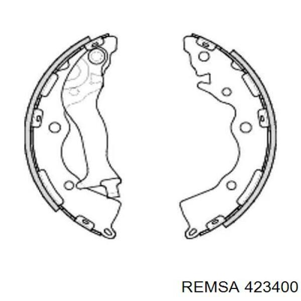 Задние барабанные колодки 423400 Remsa