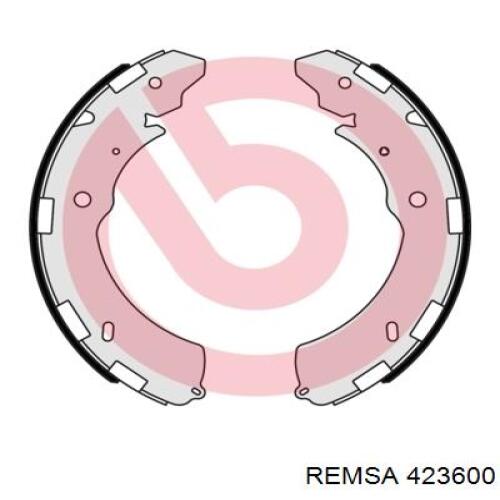 Задние барабанные колодки 423600 Remsa
