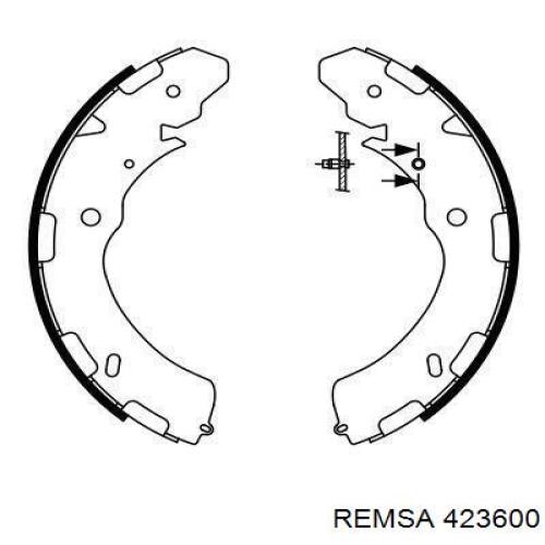 Тормоза рабочие задние ножные и тормозные барабаны Remsa 423600 цена, от 35.14 USD