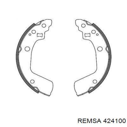 Задние барабанные колодки 424100 Remsa