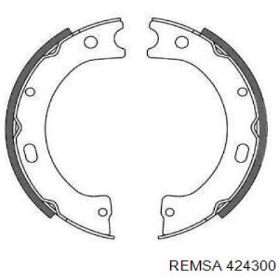 Колодки ручника 424300 Remsa