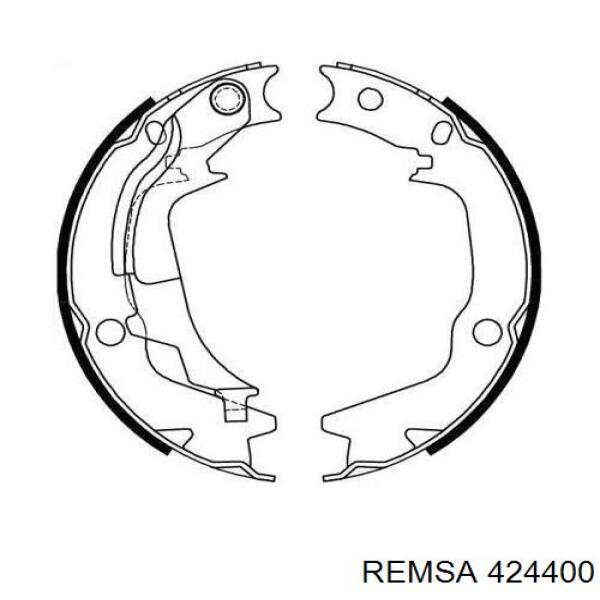 Колодки ручника (стояночного тормоза) REMSA 424400