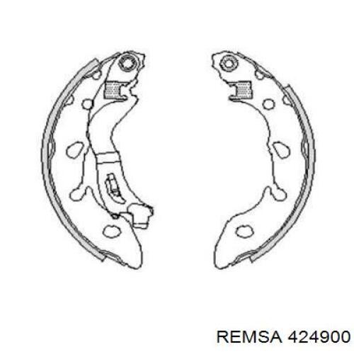 Задние барабанные колодки 424900 Remsa