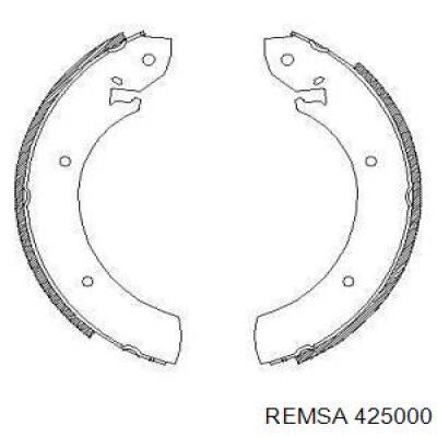 Задние барабанные колодки 425000 Remsa