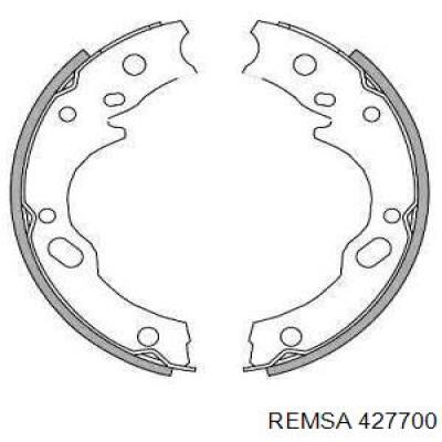 Колодки ручника 427700 Remsa