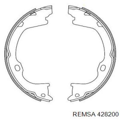 428200 Remsa Тормозные колодки ручника