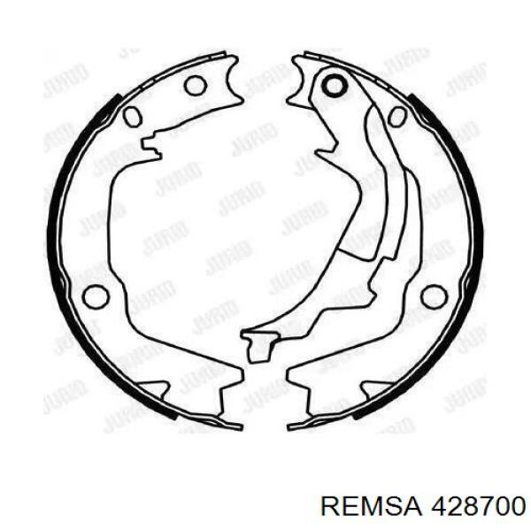 Тормоза рабочие задние ножные и тормозные барабаны Remsa 428700 цена, от 33.46 USD