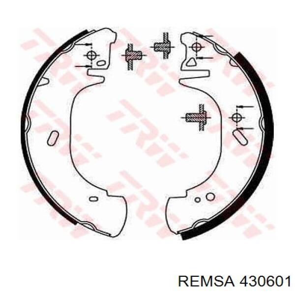 Тормоза рабочие задние ножные и тормозные барабаны Remsa 430601 цена, от 39.29 USD