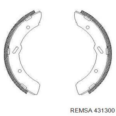 Задние барабанные колодки 431300 Remsa