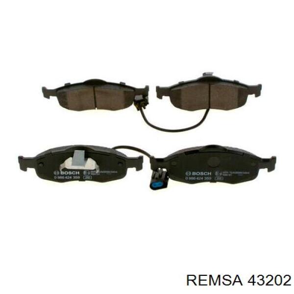 43202 Remsa Колодки передние