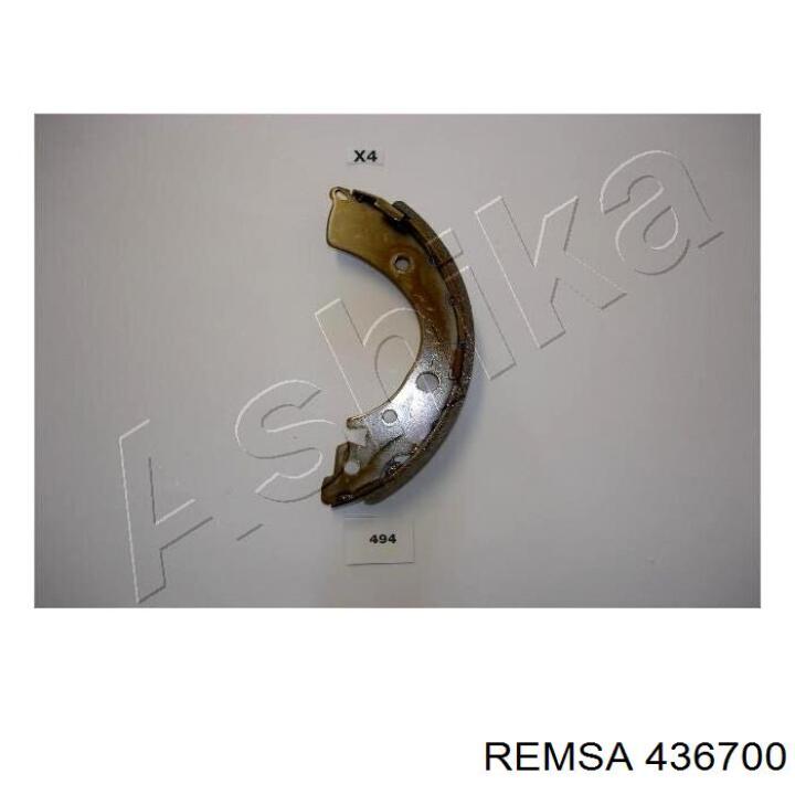 Задние барабанные колодки 436700 Remsa