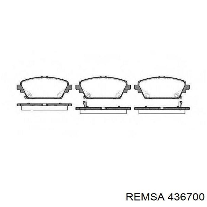 Барабанные колодки Remsa 436700