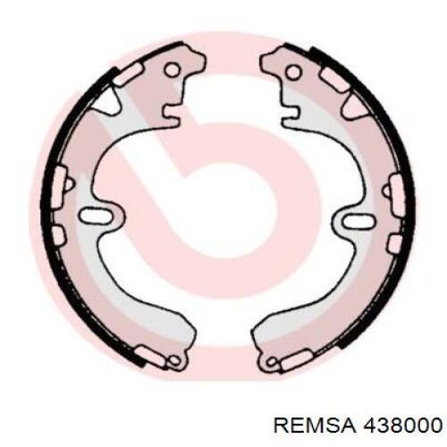 Задние барабанные колодки 438000 Remsa